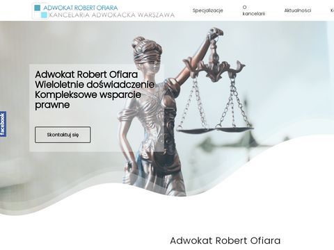 Adwokat Robert Ofiara Warszawa