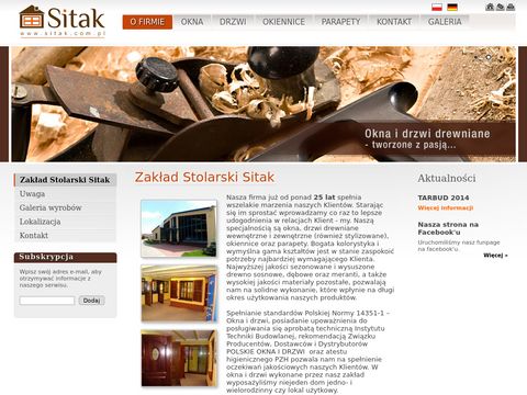Sitak.com.pl - okna skrzynkowe