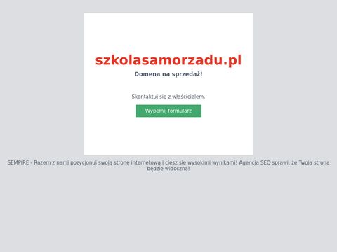Szkolasamorzadu.pl - promocja firmy