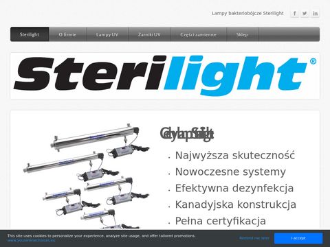Sterilight - lampy uv i żarniki uv
