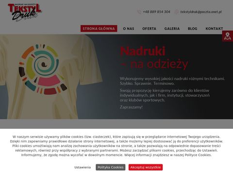 Tekstyldruk.com.pl nadruki