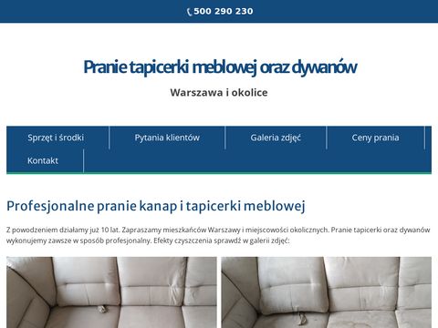 Pranie dywanów Warszawa