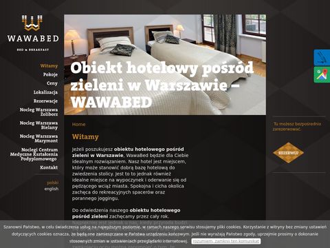 Wawabed.pl obiekt hotelowy