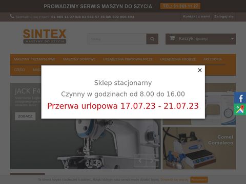 Sintex.pl części do maszyn