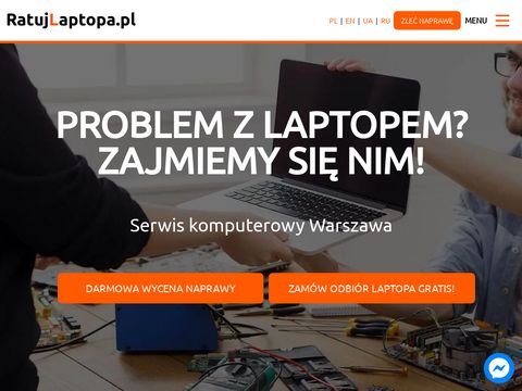 Naprawa laptopów Warszawa