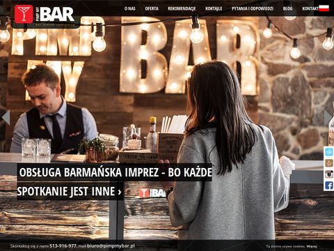 Barman na wesele - bar mobilny