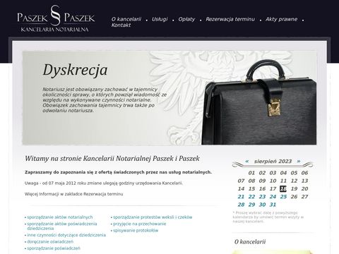 Paszek - notariusz Ruda Śląska