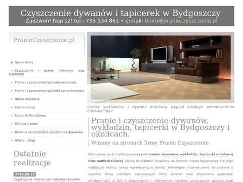 Czyszczenie dywanów - Bydgoszcz