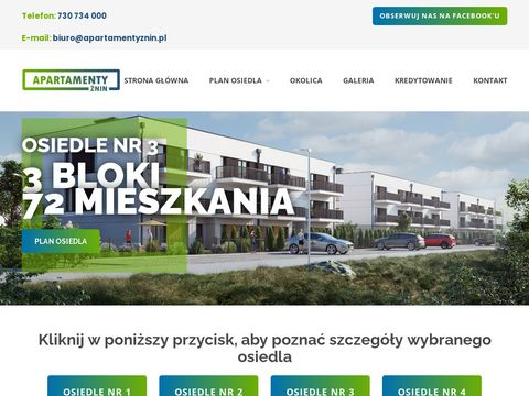 Apartamentyznin.pl na sprzedaż
