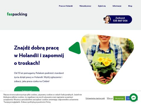 Faspacking.pl - praca w holandii