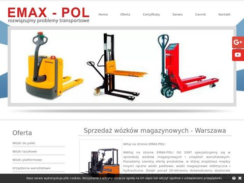 Emax-Pol wózki platformowe