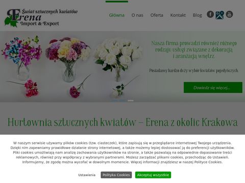 Erena.pl kwiaty sztuczne