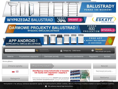 Eskatt.pl - projektowanie balustrad