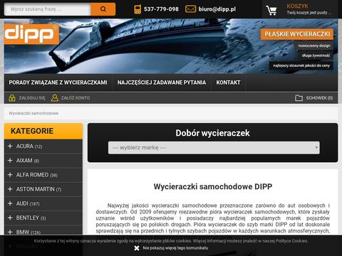Dipp.pl wycieraczki do samochodu