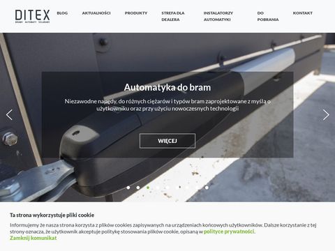 Ditex.com.pl napędy do bram