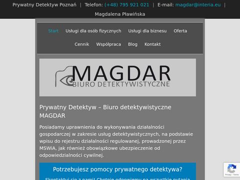 Magdar prywatny detektyw Poznań