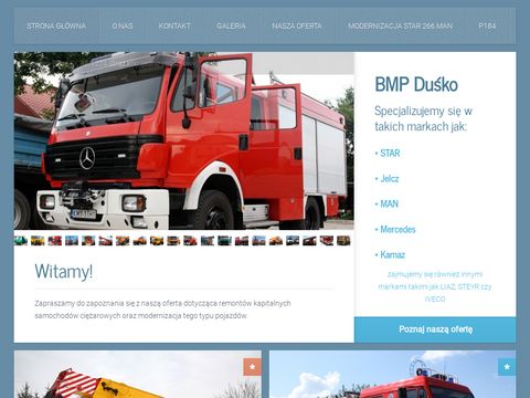 Bmp Duśko - modernizacja ciężarówek