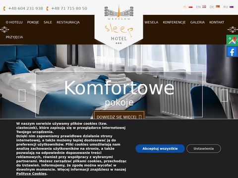 Sleep kameralny hotel Wrocław