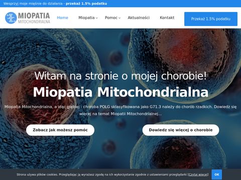 Miopatia.pl - przekaż 1 % podatku