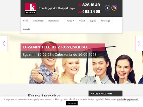 Katiusza.edu.pl nauka rosyjskiego online