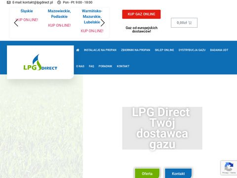 Dostawcy gazu - Lpg Direct