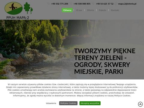Mapa-2 usługi ogrodnicze Jarosław