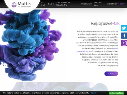 Mattik.pl aromatyzacji pomieszczeń