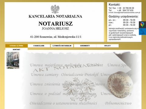 Joanna Heliosz notariusz w Sosnowcu