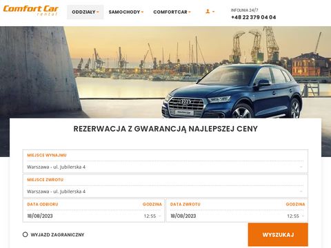 Wynajem samochodów comfortcar.pl