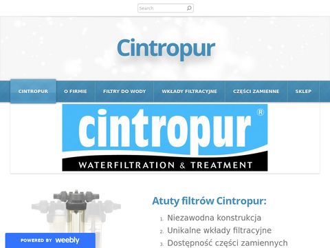 Cintropur - filtry i wkłady