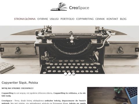CreoSpace - pisanie tekstów