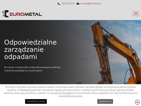 Emetal.pl demontaż kotłów Warszawa