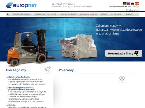 Wtryskarki używane - Europnet.pl