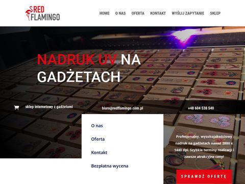 Nadruknagadzetach.com.pl na drewnie