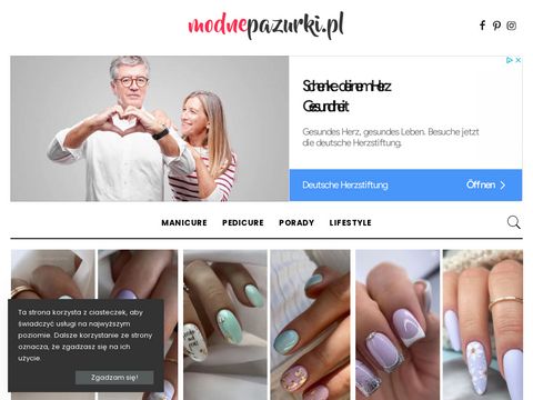 Modnepazurki.pl pomysły na paznokcie