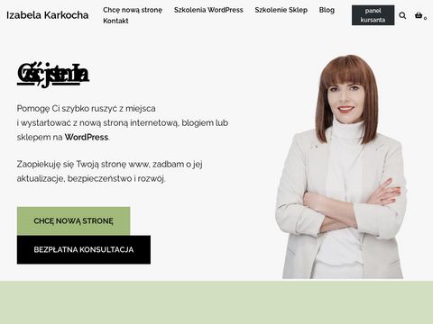 Izabelakarkocha.com - cięcie stron