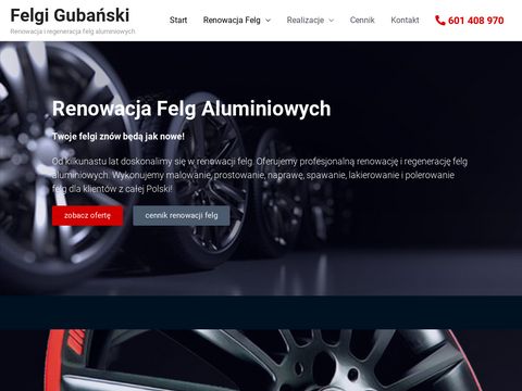 Felgigubanski.pl renowacja felg