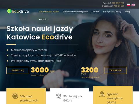 Ecodrive.com.pl - szkoła jazdy Katowice