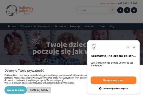 Bajkowypokoik.pl - pościele dziecięce