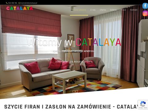 Catalaya.pl usługi krawieckie