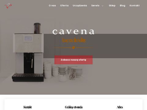 Cavena.pl - automaty do kawy Warszawa
