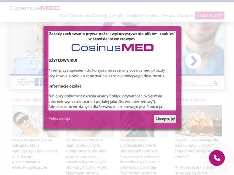 Cosinusmed.pl medycyna estetyczna Łódź