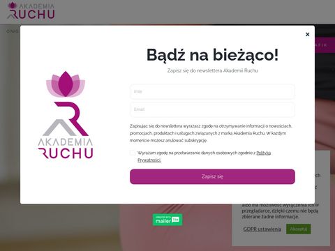 Akademiaruchu.com.pl szkoła jogi