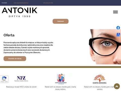 Antonikoptyk.pl - badanie wzroku