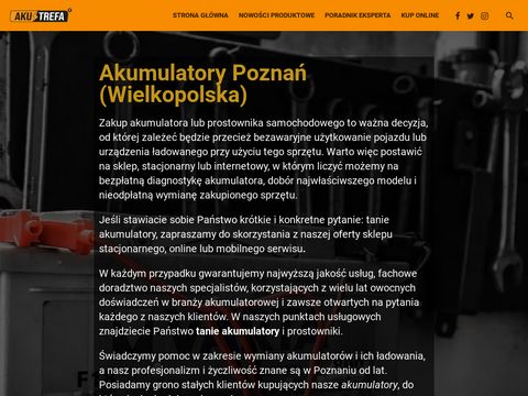 Poznań-akumulatory.pl z dojazdem