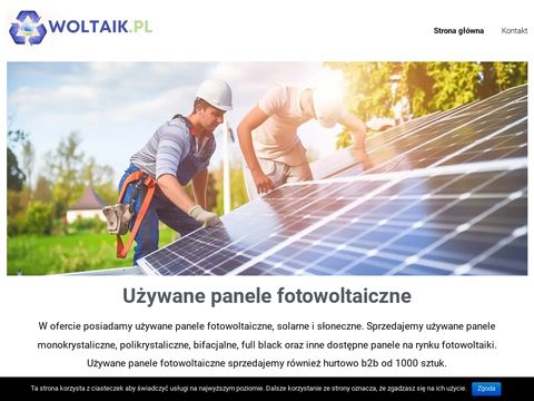 Woltaik.pl - używane panele fotowoltaiczne