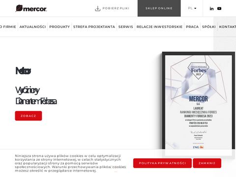 Mercor.com.pl - systemy przeciwpożarowe