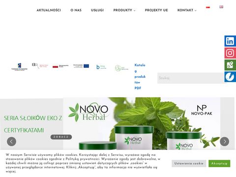 Novopak.com.pl - słoiki kosmetyczne