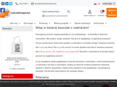 Nadrukibialogard.pl - t-shirty z nadrukiem