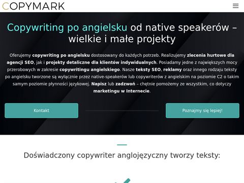 Copymark.eu - copywriting SEO
